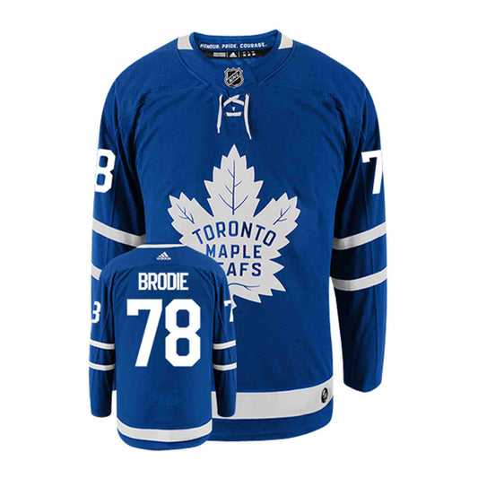 Men%27s Toronto Maple Leafs #78 TJ BRODIE Royal Blue Adidas Stitched NHL Jersey Dzhi